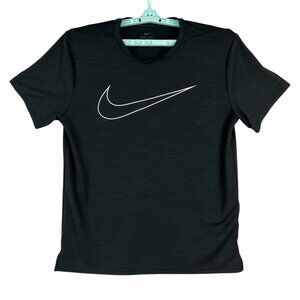 Nike Dri-Fit Mens Black Short Sleeve Shirt Size Large Lightweight Athletic Wear